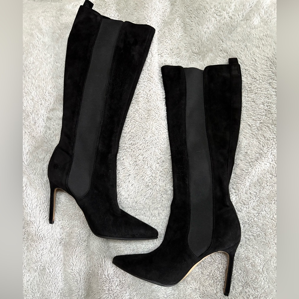 Manolo Blahnik Black Heeled Boots